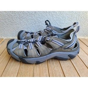 KEEN WHISPER Waterproof Sandals Mens Sz 10.5 Hiking Adjustable XT 0106 Gray